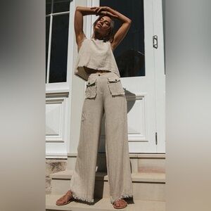 Anthropologie•DREW• Linen blend Top Small